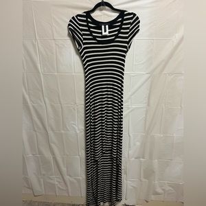 BCBG Maxazria Maxi Dress. Size XXsmall. Black and White striped.